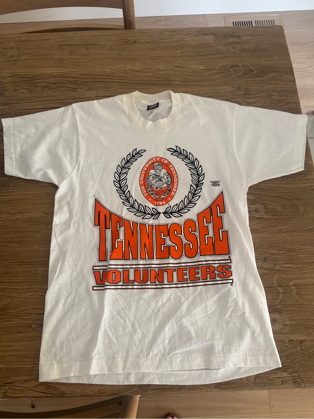 Vintage Tennessee Volunteers Vols Football Single Stitch Tshirt 80s 90s